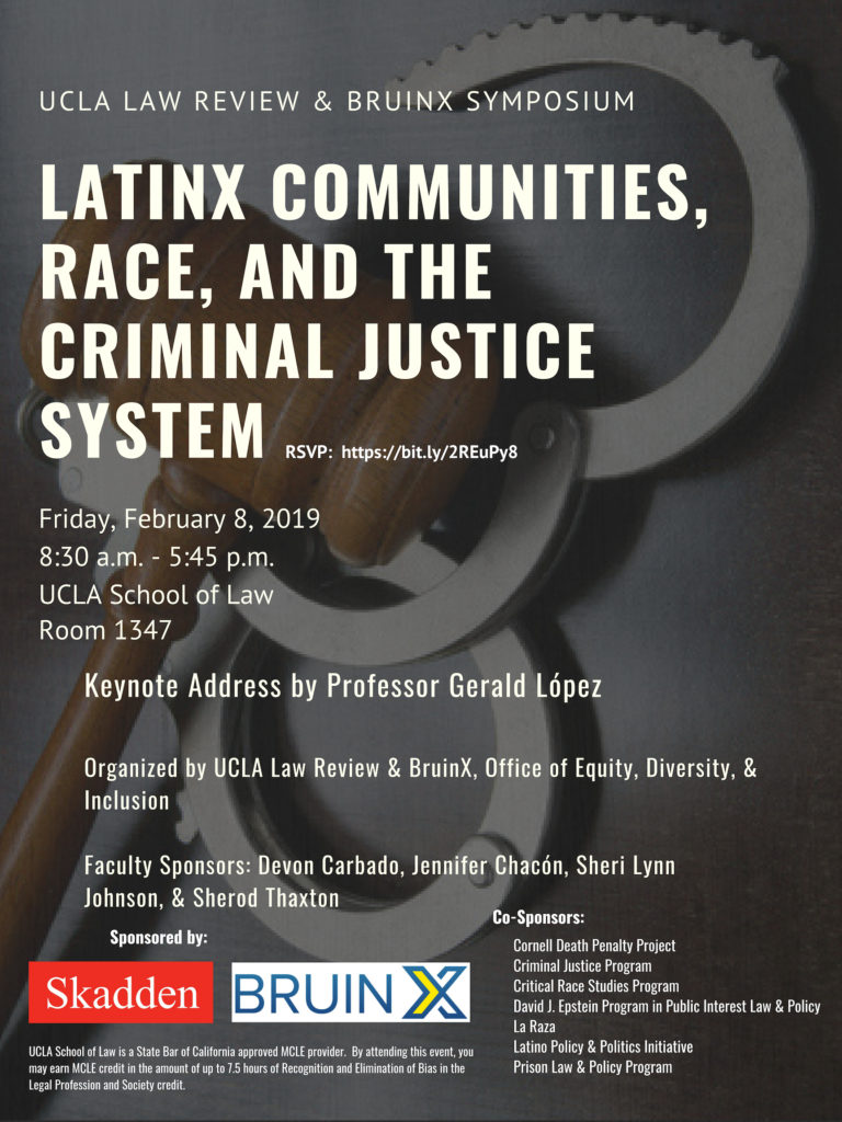 2019 Law Review Symposium Poster UCLA Law Review
