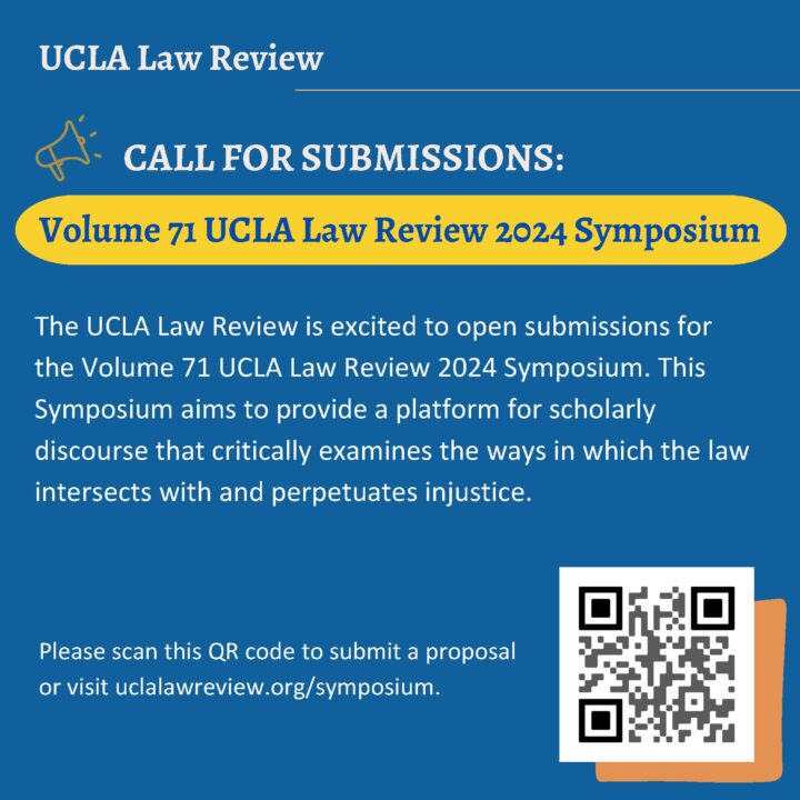Symposium UCLA Law Review